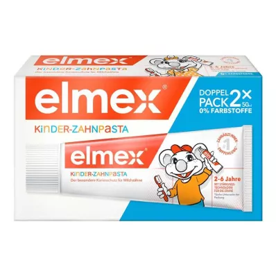 Elmex barnetannkrem 2 - 6 år duopakning, 2x50 ml Elmex barnetannkrem 2 - 6 år duopakning, 2x50 ml