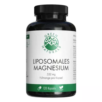 GREEN NATURALS Magnesiumcitrat liposomalt veg.kapsler, 120 stk GREEN NATURALS Magnesiumcitrat liposomalt veg.kapsler, 120 stk