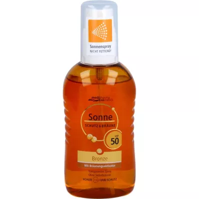 SONNE SCHUTZ &amp; Tan Spray bronse LSF 50, 200 ml