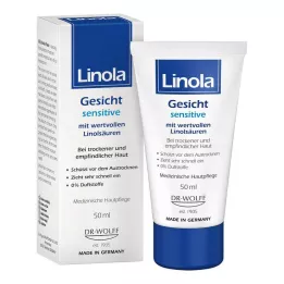 LINOLA Sensitiv ansiktskrem, 50 ml