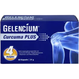 GELENCIUM Curcuma Plus High Dose med Vit.C kapsler, 60 kapsler