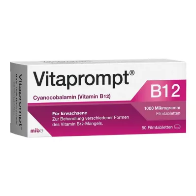 VITAPROMPT 1000 mikrogram filmdrasjerte tabletter, 50 stk VITAPROMPT 1000 mikrogram filmdrasjerte tabletter, 50 stk