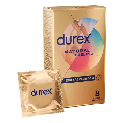 Durex Natural Feeling kondomer (8 stk) Durex Natural Feeling kondomer (8 stk)