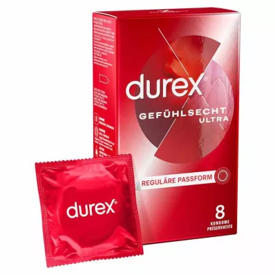 durex® Feel-real Ultra Condoms, 8 stk