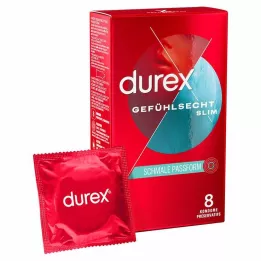 DUREX Sensitive Slim-kondomer, 8 stk