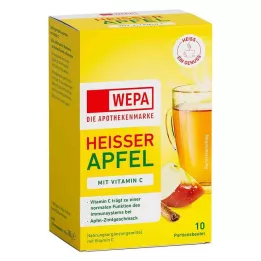 WEPA varmt eple+vitamin C-pulver, 10X10 g