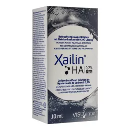 XAILIN HA 0,2 % Plus øyedråper, 10 ml