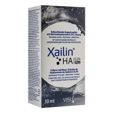 Xailin HA 0,2 % Plus øyedråper, 10 ml Xailin HA 0,2 % Plus øyedråper, 10 ml