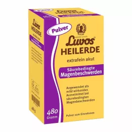 LUVOS Helbredende jord ekstra fin akutt magesyre, 480 g