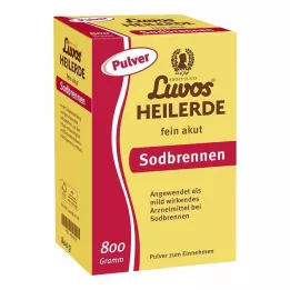 LUVOS Helbredende jord fint akutt halsbrannpulver, 800 g