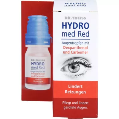 DR.THEISS Hydro med røde øyedråper, 10 ml