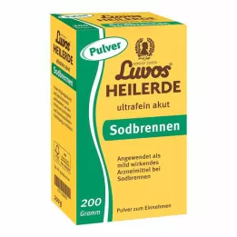 LUVOS Healing earth ultrafint pulver til akutt halsbrann, 200 g