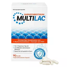 MULTILAC Intestinal Synbiotic magetarmkapsler, 3 x 30 stk