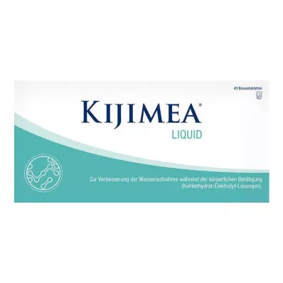 KIJIMEA Flytende brusetabletter, 40 stk