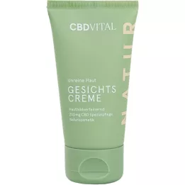 CBD VITAL ansiktskrem for uren hud, 50 ml