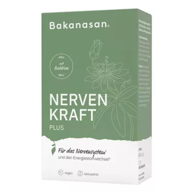 BAKANASAN Nerve Power Plus-kapsler, 60 kapsler