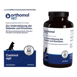 ORTHOMOL VET Canimol agil tyggetabletter for hunder, 120 stk